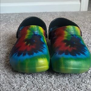 Colorful Tie-Dye Clogs